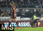 09.11.2024, Fussball 1. Bundesliga 2024/2025, 10. Spieltag, FC St. Pauli - FC Bayern Mnchen, im Millerntor-Stadion Hamburg. (L-R) Jackson Irvine (FC St. Pauli) und Carlo Boukhalfa (FC St. Pauli)


