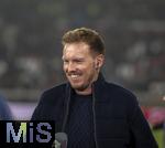 16.11.2024, Fussball UEFA Nations League 2024/25, Gruppe 3, 5.Spieltag, Deutschland - Bosnien-Herzegowina, im Europa-Park-Stadion (Freiburg), Trainer Julian Nagelsmann (Deutschland) lachend vor dem Spiel 