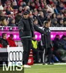 22.11.2024, Fussball 1. Bundesliga 2024/2025, 11. Spieltag,  FC Bayern Mnchen - FC Augsburg, in der Allianz-Arena Mnchen, Trainer Vincent Kompany (FC Bayern Mnchen) in Rage

