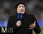 26.11.2024,  Fussball UEFA Championsleague 2024/2025: 5.Spieltag, FC Bayern Mnchen - Paris St. Germain, in der Allianz-Arena Mnchen.  Matthias Sammer (Deutschland) beim Interview  
  

