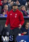 26.11.2024,  Fussball UEFA Championsleague 2024/2025: 5.Spieltag, FC Bayern Mnchen - Paris St. Germain, in der Allianz-Arena Mnchen. Trainer Vincent Kompany (FC Bayern Mnchen) in Rage.