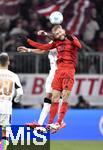 03.12.2024, Fussball DFB-Pokal 2024/2025, Achtelfinale, FC Bayern Mnchen - Bayer Leverkusen, in der Allianz-Arena Mnchen.   Konrad Laimer (FC Bayern Mnchen) 


