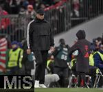 03.12.2024, Fussball DFB-Pokal 2024/2025, Achtelfinale, FC Bayern Mnchen - Bayer Leverkusen, in der Allianz-Arena Mnchen.   Trainer Vincent Kompany (FC Bayern Mnchen) 


