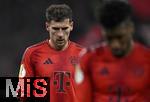 03.12.2024, Fussball DFB-Pokal 2024/2025, Achtelfinale, FC Bayern Mnchen - Bayer Leverkusen, in der Allianz-Arena Mnchen.   Leon Goretzka (FC Bayern Mnchen) ist enttuscht,


