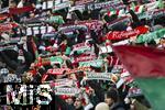 14.12.2024, Fussball 1. Bundesliga 2024/2025, 14. Spieltag, FC Augsburg - Bayer Leverkusen, in der WWK-Arena Augsburg, Fans FCA