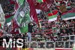 14.12.2024, Fussball 1. Bundesliga 2024/2025, 14. Spieltag, FC Augsburg - Bayer Leverkusen, in der WWK-Arena Augsburg, Fans FCA