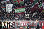 14.12.2024, Fussball 1. Bundesliga 2024/2025, 14. Spieltag, FC Augsburg - Bayer Leverkusen, in der WWK-Arena Augsburg,  Fans Augsburg fordern: USK abschaffen 