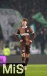 14.12.2024, Fussball 1. Bundesliga 2024/2025, 14. Spieltag, FC St. Pauli - Werder Bremen, im Millerntor-Stadion Hamburg. Erik Ahlstrand (FC St. Pauli) enttuscht


