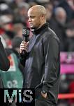 20.12.2024, Fussball 1. Bundesliga 2024/2025, 15. Spieltag,  FC Bayern Mnchen - RB Leipzig, in der Allianz-Arena Mnchen. Trainer Vincent Kompany (FC Bayern Mnchen) beim Interview

