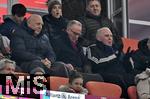 20.12.2024, Fussball 1. Bundesliga 2024/2025, 15. Spieltag,  FC Bayern Mnchen - RB Leipzig, in der Allianz-Arena Mnchen. v.l. Dieter Hoene, Ex-Vorstandsvorsitzender Karl-Heinz Rummenigge (FC Bayern Mnchen) und Ehren-Prsident und Aufsichtsratsmitglied Uli Hoene (FC Bayern, Hoeness) 

