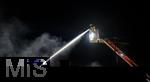10.01.2025, Bad Wrishofen im Unterallgu, In Bad Wrishofen ist kurz vor 19 Uhr ein Grobrand in einem Parkaus am Bahnhof ausgebrochen. Beim Groeinsatz der Feuerwehren waren 160 Einsatzkrfte beim Lschen beschftigt.  Feuerwehrleiter