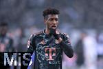 11.01.2025, Fussball 1. Bundesliga 2024/2025, 16. Spieltag, Borussia Mnchengladbach - FC Bayern Mnchen, im Borussia-Park Mnchengladbach. Kingsley Coman (FC Bayern Mnchen)

