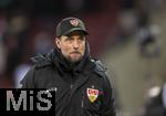 12.01.2025, Fussball 1. Bundesliga 2024/2025, 16. Spieltag, FC Augsburg - VfB Stuttgart, in der WWK-Arena Augsburg,  Trainer Sebastian Hoene (Stuttgart) 