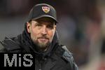 12.01.2025, Fussball 1. Bundesliga 2024/2025, 16. Spieltag, FC Augsburg - VfB Stuttgart, in der WWK-Arena Augsburg,  Trainer Sebastian Hoene (Stuttgart) 