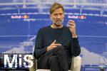 14.01.2025, Fussball, Pressekonferenz bei Red Bull in Salzburg, Jrgen Klopp (Global Head of Soccer bei Red Bull) stellt sich erstmals den Medien, im Hangar 7 am Salzburger Airport.  Jrgen Klopp steht Rede und Antwort.