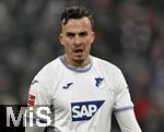 15.01.2025, Fussball 1. Bundesliga 2024/2025, 17. Spieltag,  FC Bayern Mnchen - TSG 1899 Hoffenheim, in der Allianz-Arena Mnchen. Haris Tabakovic (TSG Hoffenheim) unzufrieden

