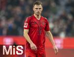 15.01.2025, Fussball 1. Bundesliga 2024/2025, 17. Spieltag,  FC Bayern Mnchen - TSG 1899 Hoffenheim, in der Allianz-Arena Mnchen. Joshua Kimmich (FC Bayern Mnchen) nachdenklich 
