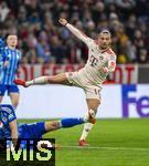 29.01.2025,  Fussball UEFA Championsleague 2024/2025: 8.Spieltag, FC Bayern Mnchen - Slovan Bratislava, in der Allianz-Arena Mnchen.  Leroy Sane (Bayern Mnchen) 