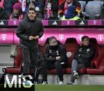 01.02.2025, Fussball 1. Bundesliga 2024/2025, 20. Spieltag,  FC Bayern Mnchen - Holstein Kiel, in der Allianz-Arena Mnchen.Trainer Marcel Rapp (Holstein Kiel) 

