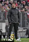 01.02.2025, Fussball 1. Bundesliga 2024/2025, 20. Spieltag,  FC Bayern Mnchen - Holstein Kiel, in der Allianz-Arena Mnchen.Trainer Marcel Rapp (Holstein Kiel) 

