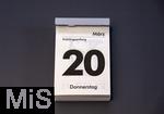 14.02.2025, Kalenderblatt: 20. Mrz 2025, Frhlingsanfang
