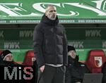 14.02.2025, Fussball 1. Bundesliga 2024/2025, 22. Spieltag, FC Augsburg - RB Leipzig, in der WWK-Arena Augsburg, Trainer Marco Rose (RB Leipzig) ist unzufrieden.
 

