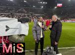 14.02.2025, Fussball 1. Bundesliga 2024/2025, 22. Spieltag, FC Augsburg - RB Leipzig, in der WWK-Arena Augsburg,  re: Trainer Marco Rose (RB Leipzig) beim DAZN-Interview.