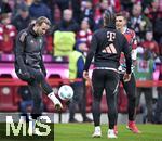 23.02.2025, Fussball 1. Bundesliga 2024/2025, 23. Spieltag,  FC Bayern Mnchen - Eintracht Frankfurt, in der Allianz-Arena Mnchen. Harry Kane (FC Bayern Mnchen) am Ball.

