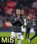 23.02.2025, Fussball 1. Bundesliga 2024/2025, 23. Spieltag,  FC Bayern Mnchen - Eintracht Frankfurt, in der Allianz-Arena Mnchen. Mario Gtze (Eintracht Frankfurt)  ist enttuscht