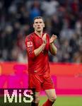 23.02.2025, Fussball 1. Bundesliga 2024/2025, 23. Spieltag,  FC Bayern Mnchen - Eintracht Frankfurt, in der Allianz-Arena Mnchen. Leon Goretzka (FC Bayern Mnchen) nach dem Spiel. 