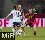 25.02.2025, UEFA Women's Nations League 2024/25, 2. Spieltag, Deutschland - sterreich, im Max-Morlock-Stadion in Nrnberg. re: Elisa Sen (Deutschland)  