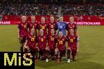 25.02.2025, UEFA Women's Nations League 2024/25, 2. Spieltag, Deutschland - sterreich, im Max-Morlock-Stadion in Nrnberg. Teamfoto, hi.v.li. Lea Schller (Deutschland), Rebecca Knaak (Deutschland), Laura Freigang (Deutschland), Sjoeke Nsken (Deutschland), Torhterin Stina Johannes (Deutschland), Giulia Gwinn (Deutschland). vorne v.lI. Julia Brand (Deutschland), Janina Minge (Deutschland), Felicitas Rauch (Deutschland), Elisa Sen (Deutschland), Klara Bhl (Deutschland) 