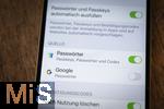 27.02.2025, Thema Smartphone-Nutzung, Apple iPhone13, Passwrter im Passwortmanager automatisch ausfllen.
 