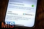 27.02.2025, Thema Smartphone-Nutzung, Apple iPhone13, Passwrter im Passwortmanager automatisch ausfllen.
  