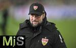 28.02.2025, Fussball 1. Bundesliga 2024/2025, 24. Spieltag,  VfB Stuttgart - FC Bayern Mnchen, in der MHP-Arena Stuttgart. Trainer Sebastian Hoene (VfB Stuttgart)

