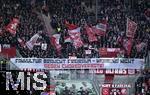 02.03.2025, Fussball 1. Bundesliga 2024/2025, 24. Spieltag, FC Augsburg - SC Freiburg, in der WWK-Arena Augsburg,    Fankultur braucht Freiraum  - Werbung nicht - gegen Choreoverbote!
 

