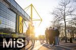 04.03.2025, Fussball UEFA Champions League 2024/2025, Achtelfinale, Borussia Dortmund - Lille OSC, im Signal-Iduna-Park, Auenansicht Signal-Iduna-Park, 


