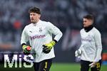 04.03.2025, Fussball UEFA Champions League 2024/2025, Achtelfinale, Borussia Dortmund - Lille OSC, im Signal-Iduna-Park, Torwart Gregor Kobel (Borussia Dortmund), Torwart Alexander Meyer (Borussia Dortmund)


