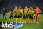 04.03.2025, Fussball UEFA Champions League 2024/2025, Achtelfinale, Borussia Dortmund - Lille OSC, im Signal-Iduna-Park, Teamfoto BVB, 


