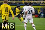 04.03.2025, Fussball UEFA Champions League 2024/2025, Achtelfinale, Borussia Dortmund - Lille OSC, im Signal-Iduna-Park, Karim Adeyemi (Borussia Dortmund) erzielt das Tor zum 1:0


