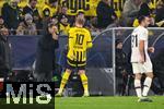 04.03.2025, Fussball UEFA Champions League 2024/2025, Achtelfinale, Borussia Dortmund - Lille OSC, im Signal-Iduna-Park, Trainer Niko Kovac (Borussia Dortmund), Julian Brandt (Borussia Dortmund)


