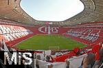 08.03.2025, Fussball 1. Bundesliga 2024/2025, 25. Spieltag,  FC Bayern Mnchen - VfL Bochum, in der Allianz-Arena Mnchen. Groe Choreografie ber das gesamte Stadion zum 125-Jhrigen vereinsjubilum der Bayern.

