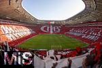 08.03.2025, Fussball 1. Bundesliga 2024/2025, 25. Spieltag,  FC Bayern Mnchen - VfL Bochum, in der Allianz-Arena Mnchen. Groe Choreografie zum 125 Jhrigen Vereinsjubilum ber das ganze Stadionrund, 