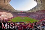 08.03.2025, Fussball 1. Bundesliga 2024/2025, 25. Spieltag,  FC Bayern Mnchen - VfL Bochum, in der Allianz-Arena Mnchen. Stadionbersicht, Totale, bersicht, Vogelperspektive, Innenansicht, .