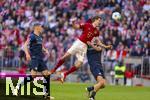 08.03.2025, Fussball 1. Bundesliga 2024/2025, 25. Spieltag,  FC Bayern Mnchen - VfL Bochum, in der Allianz-Arena Mnchen. Kopfball Thomas Mller (FC Bayern Mnchen) 