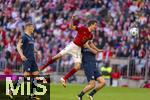 08.03.2025, Fussball 1. Bundesliga 2024/2025, 25. Spieltag,  FC Bayern Mnchen - VfL Bochum, in der Allianz-Arena Mnchen. Kopfball Thomas Mller (FC Bayern Mnchen) 