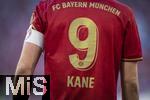 08.03.2025, Fussball 1. Bundesliga 2024/2025, 25. Spieltag,  FC Bayern Mnchen - VfL Bochum, in der Allianz-Arena Mnchen. Rckennummer 9 auf dem Weinroten Jubilumstrikot bei Harry Kane (FC Bayern Mnchen) 