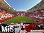 08.03.2025, Fussball 1. Bundesliga 2024/2025, 25. Spieltag,  FC Bayern Mnchen - VfL Bochum, in der Allianz-Arena Mnchen. Groe Choreografie zum 125 Jhrigen Vereinsjubilum ber das ganze Stadionrund,     