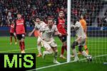 11.03.2025, Fussball UEFA Champions League 2024/2025, Achtelfinale, Bayer 04 Leverkusen - FC Bayern Mnchen, in der BayArena, Harry Kane (FC Bayern Mnchen) erzielt das Tor zum 0:1, 


