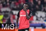 11.03.2025, Fussball UEFA Champions League 2024/2025, Achtelfinale, Bayer 04 Leverkusen - FC Bayern Mnchen, in der BayArena, Victor Boniface (Bayer Leverkusen)


